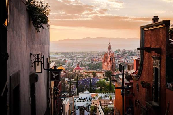San Miguel de Allende's charm lies in its colorful colonial streets and artistic spirit.