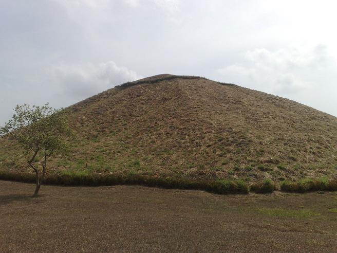 The Olmec pyramid of La Venta.