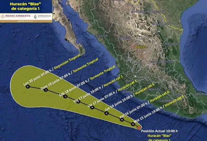 Hurricane "Blas" Is Expected To Bring More Rainfall