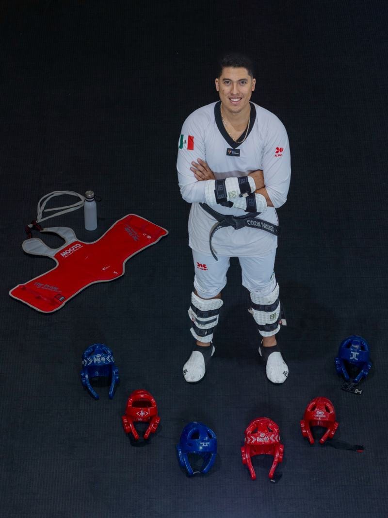 Carlos Sansores, the towering titan of taekwondo, reflects on his journey from humble beginnings in Cancun.