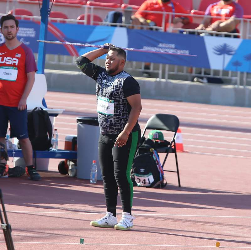 Bryan Leonel Enriquez Gonzalez at the Grand Prix of Para Athletics Xalapa 2024.