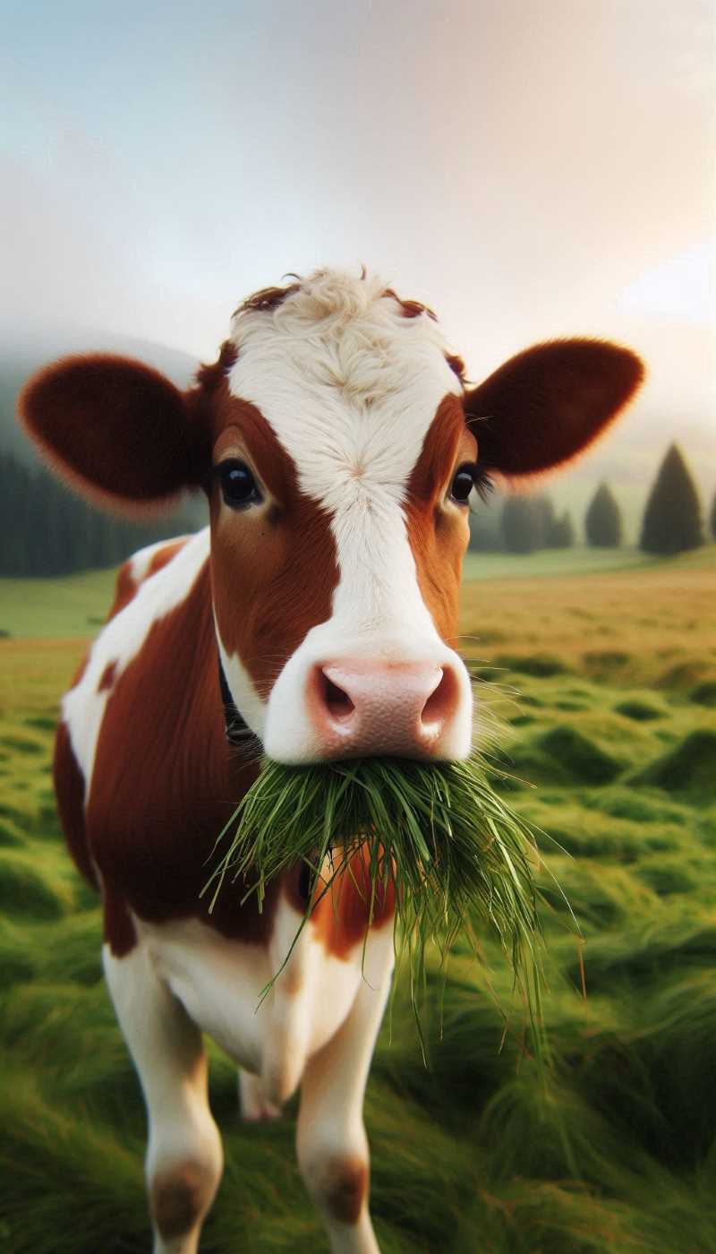 Close-up portrait of a cow. This image represents the focus on understanding bovine bioenergetics to reduce methane emissions.