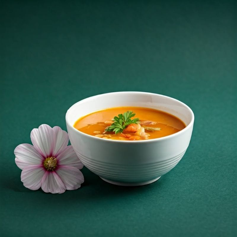 Savor the flavors of the Guayacan flower in a traditional Mexican chochoyote broth.