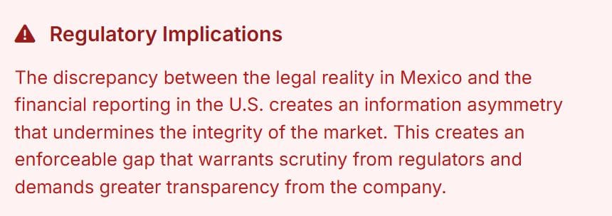 This case serves as an example of the need for clearer guidelines on how companies should disclose finalized international legal judgments in their U.S. financial statements.