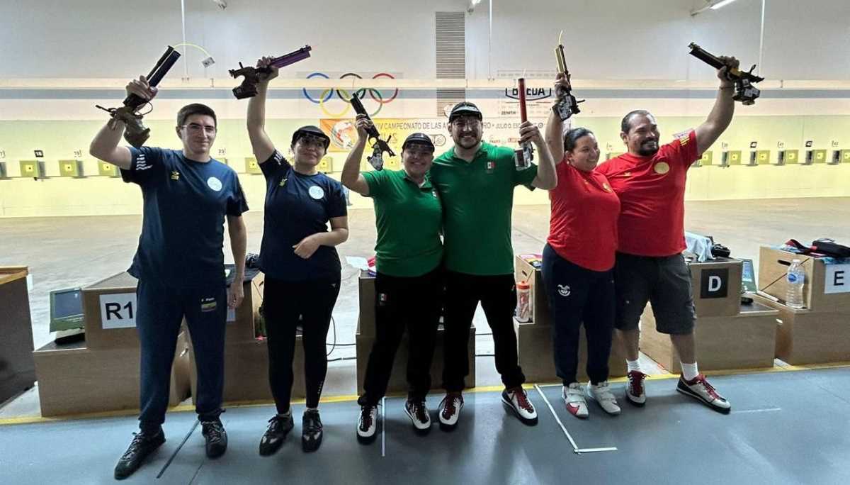 Mexico Takes Gold in Mixed Team Air Pistol at Americas Championship