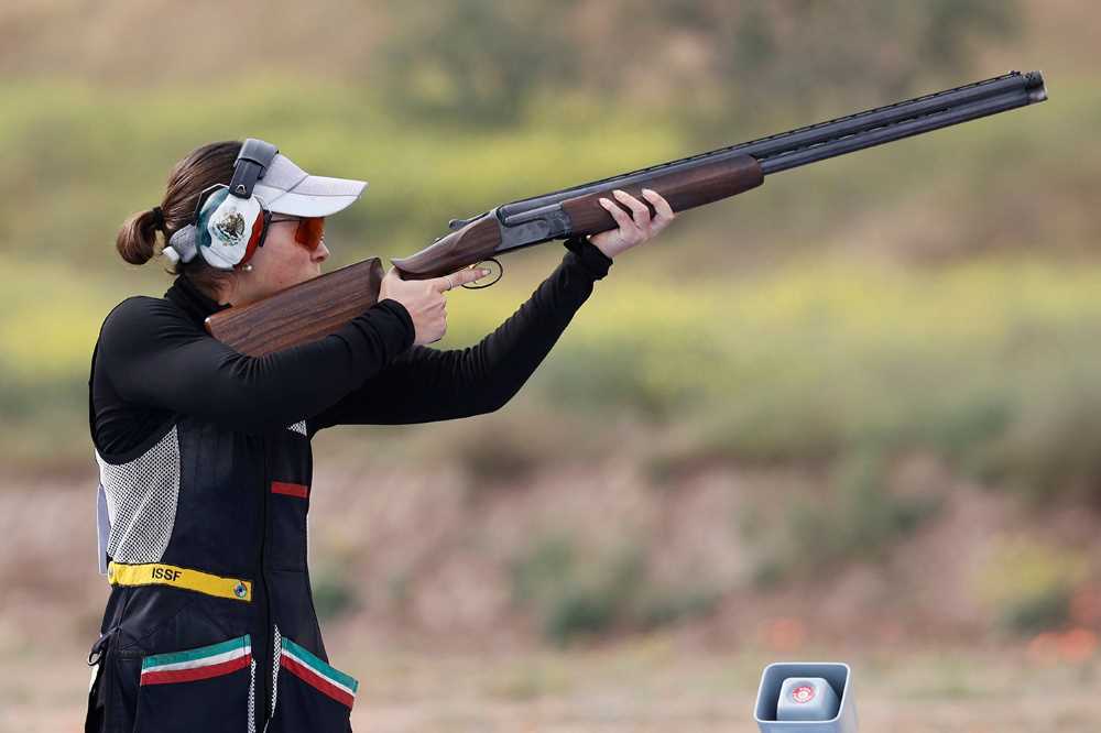 Mexican Skeet Shooter in Prime Position for Medal