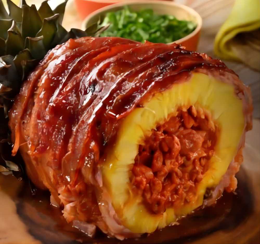 Surprise Recipe: Pineapple Stuffed with Shepherd's Pie