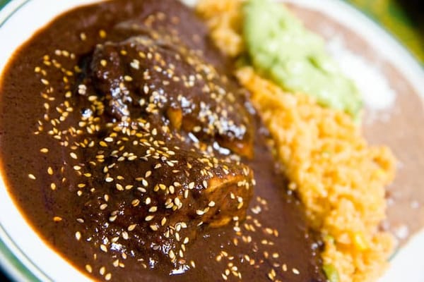 Mexican mole dish.