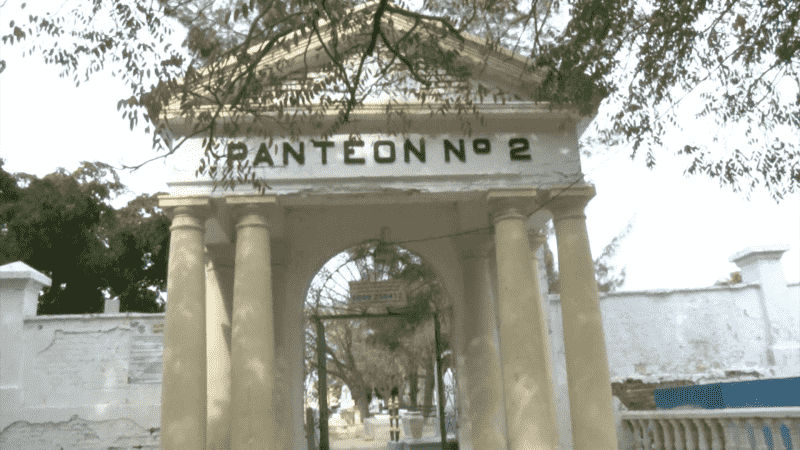 The cemetery in Mazatlan, the Angela Peralta Cemetery.