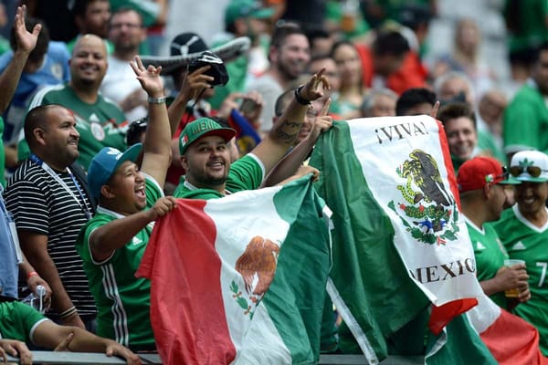 Football fans in Mexico.