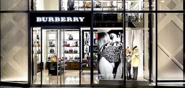 The British luxury company Burberry