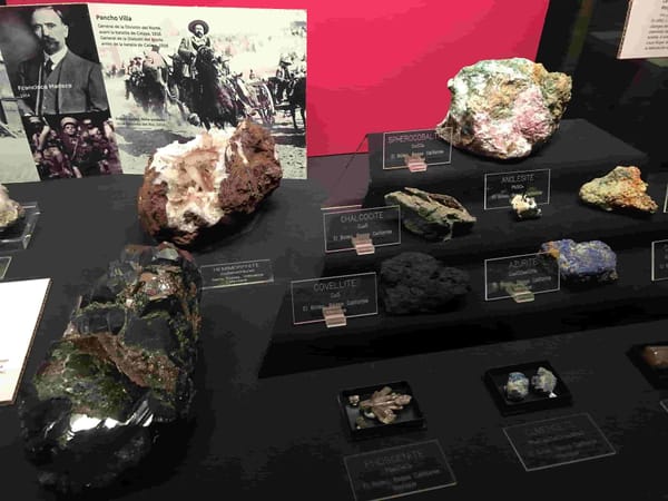 Trace the history of Mexico through minerals