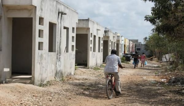 Abandoned houses in Mexico.