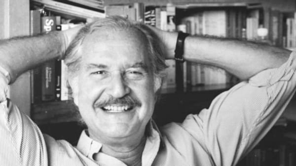 Mexican novelist Carlos Fuentes.