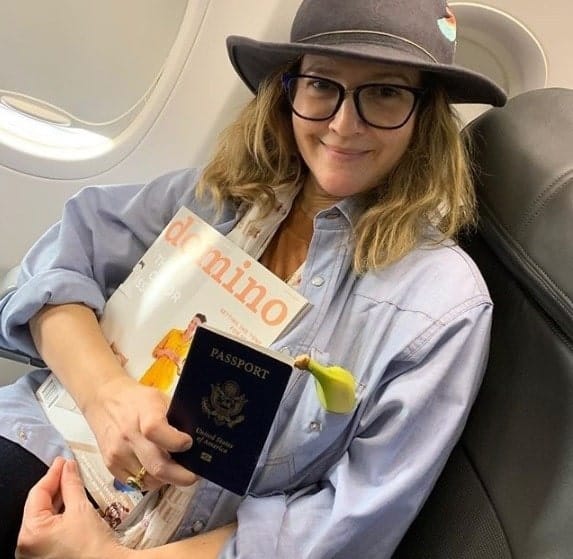 Drew Barrymore is visiting Tulum.