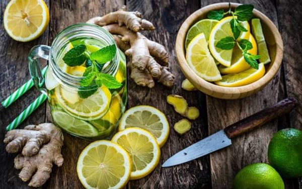 Lemon and Ginger Water