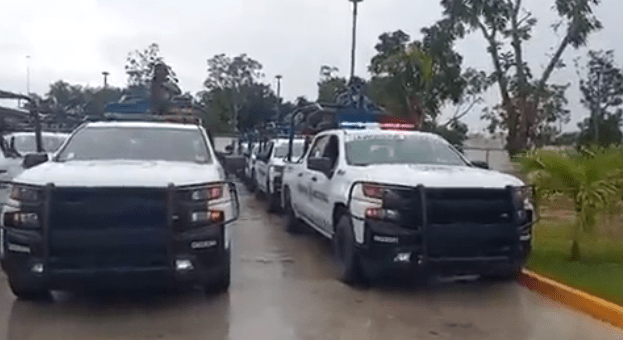 Guardsmen begin Tourist Security duties in Playa del Carmen.