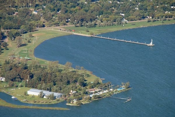 Laguna de Gómez in Junín in the Buenos Aires Province.