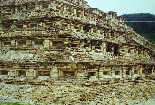 Archaeological zone El Tajín in Mexico.