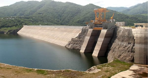 Water dam in Mexico.