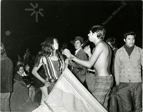 Young people enjoying music in Mexico.