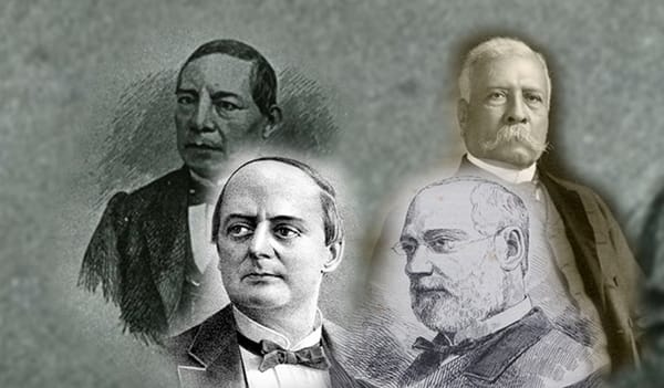 Portraits of the Mexican presidents