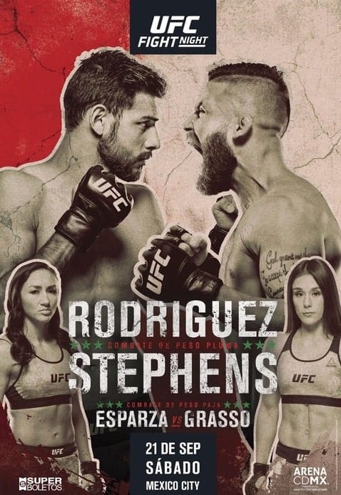 El póster oficial para UFC México.