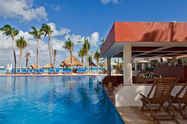 Um resort de luxo em Cancún