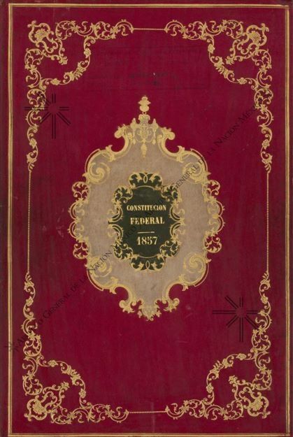 Cover of the Federal Constitution of 1857.