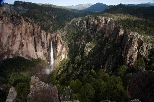 Basaseachic Falls National Park in Mexico.