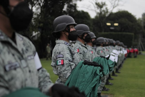 Members of the National Guard in Mexico.