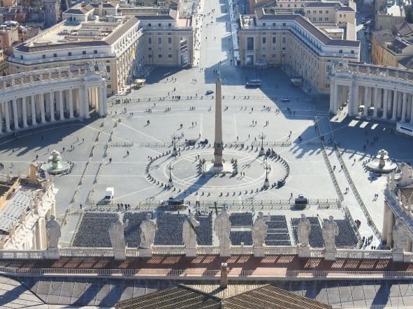 O Vaticano em Roma.