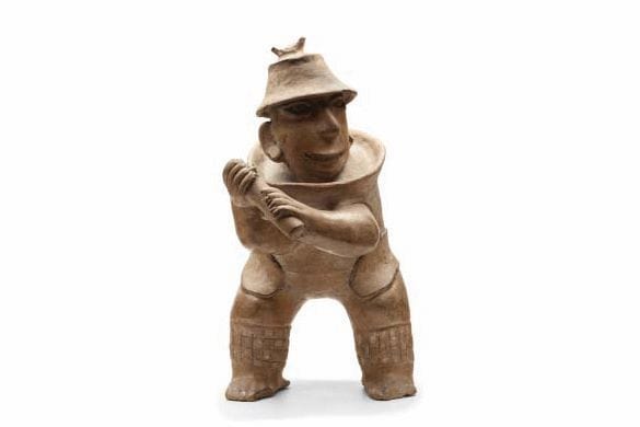 Representation of a warrior, from Jalisco, Tumbas de Tiro culture.