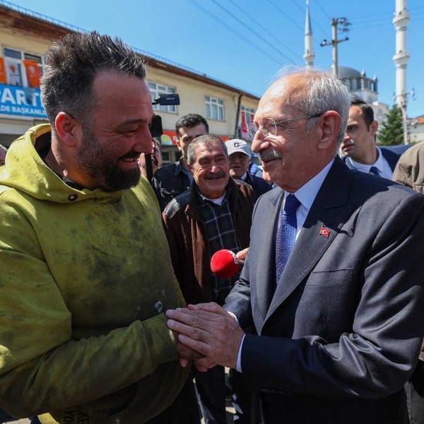 Opposition candidate Kemal Kılıçdaroğlu addresses a rally, uniting various parties against Erdoğan's rule.