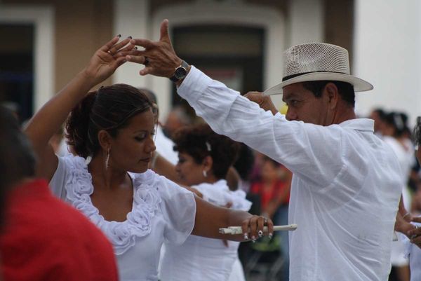 A traditional dance performance in Mexico City, showcasing the country's indigenous culture and costumes.