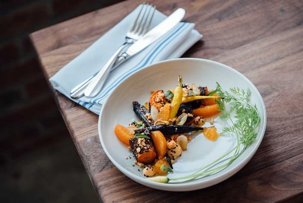 A bowl of vegetable cuisine, redefining the art of fine dining.