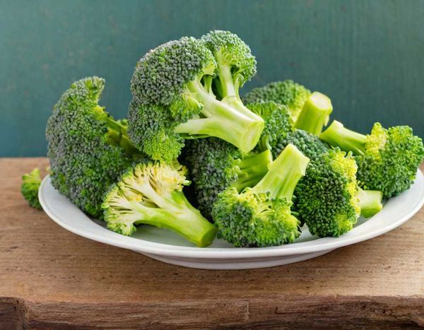 A plate of vibrant broccoli florets - your ticket to a healthier you!