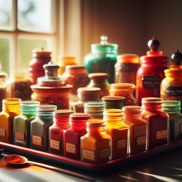 From turmeric's golden glow to paprika's fiery blush, spice up your kitchen with organized flair.