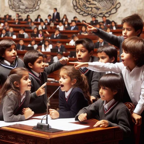 Young legislators debate issues like gender parity and environmental sustainability in Mexico's Parliament of Girls and Boys.