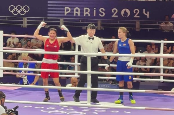 Mexican boxer Fátima Herrera won her first fight in Olympic boxing to qualify for the round of 16.