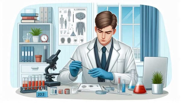 Forensic scientist examining evidence in a lab, emphasizing the importance of expert services.