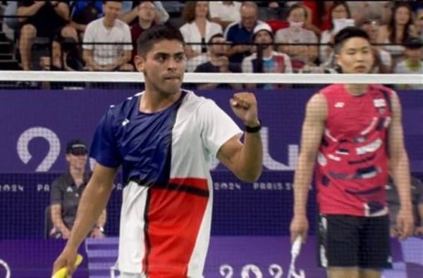 Luis Ramón Garrido made his debut in Paris 2024 badminton with a loss to Chinese Taipei's Tien Chen Chou