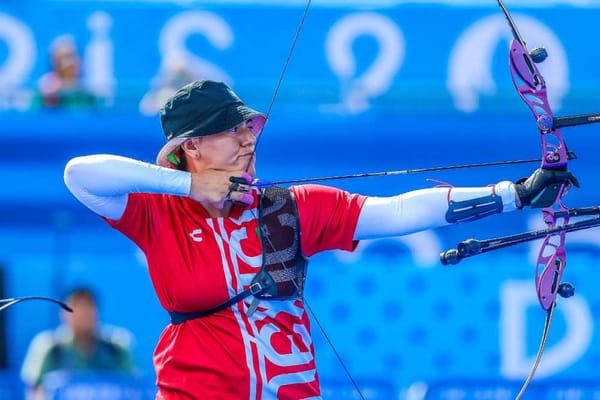 Alejandra Valencia advanced to the round of 16 of individual archery at Paris 2024.