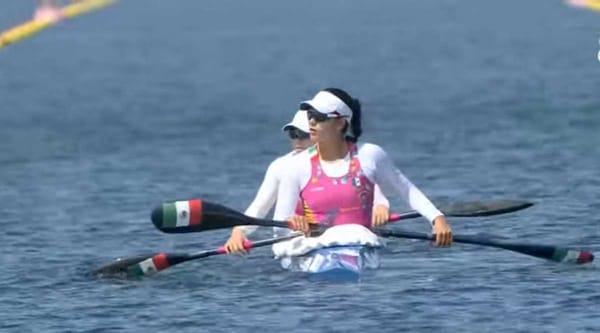 Mexicans Karina Alanís and Beatriz Briones qualified for the semifinals of the 500-meter double kayak in the Paris 2024.