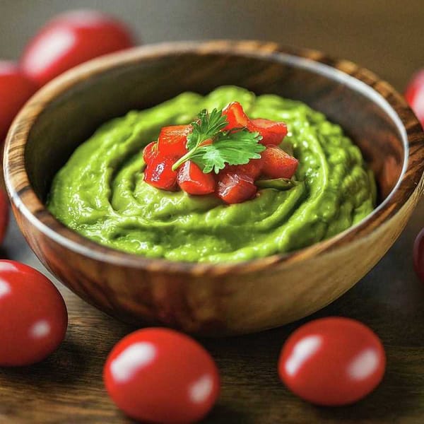 A guacamole bowl, representing the deliciousness and popularity of Mexican avocado exports.