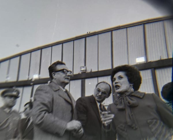 Salvador Allende and Hortensia Bussi de Allende.