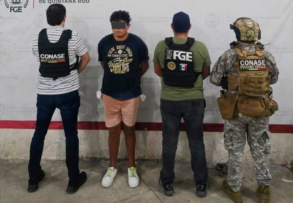 Authorities arrest Jesús 'N' in connection with the shocking Cancun beach execution.