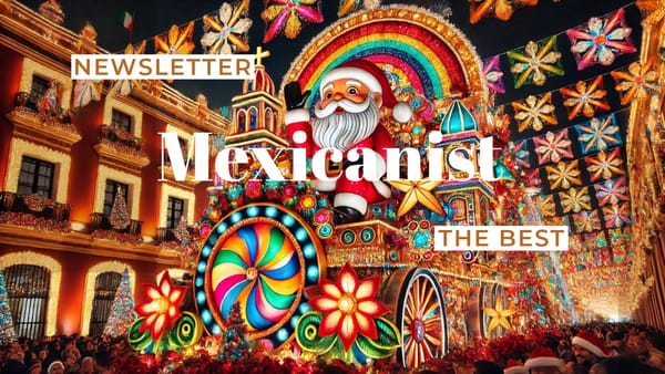 Colorful Christmas decorations and festive atmosphere in Mexico.